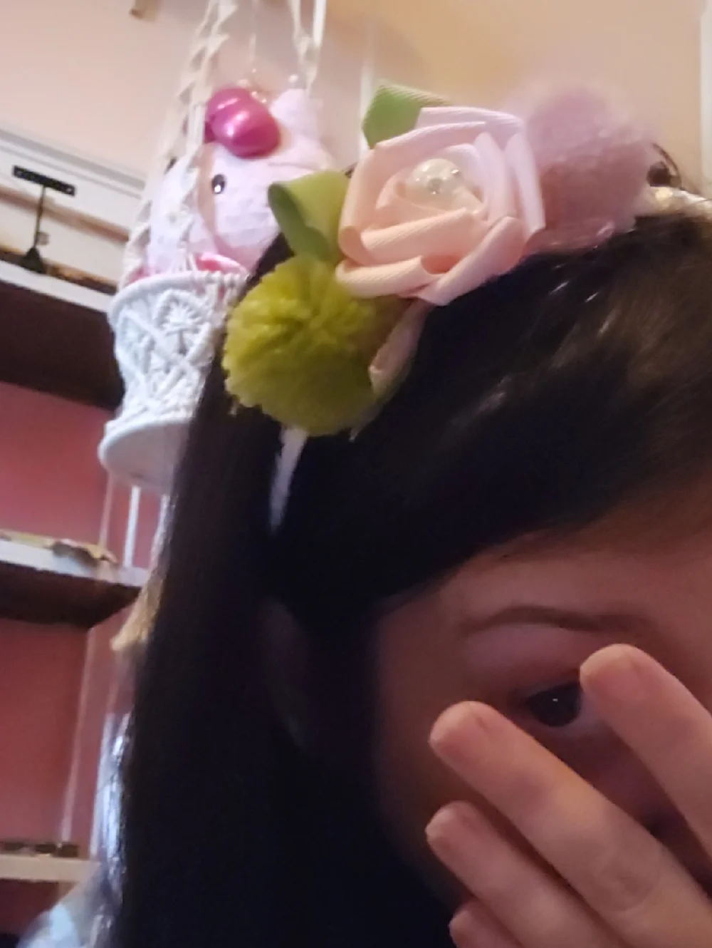 Tarina Tarantino Bambino Rose Skull Headband